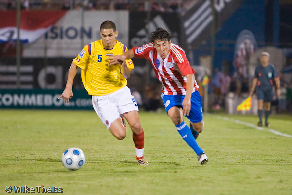 a soccer match